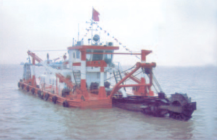 Bucket wheel dredger